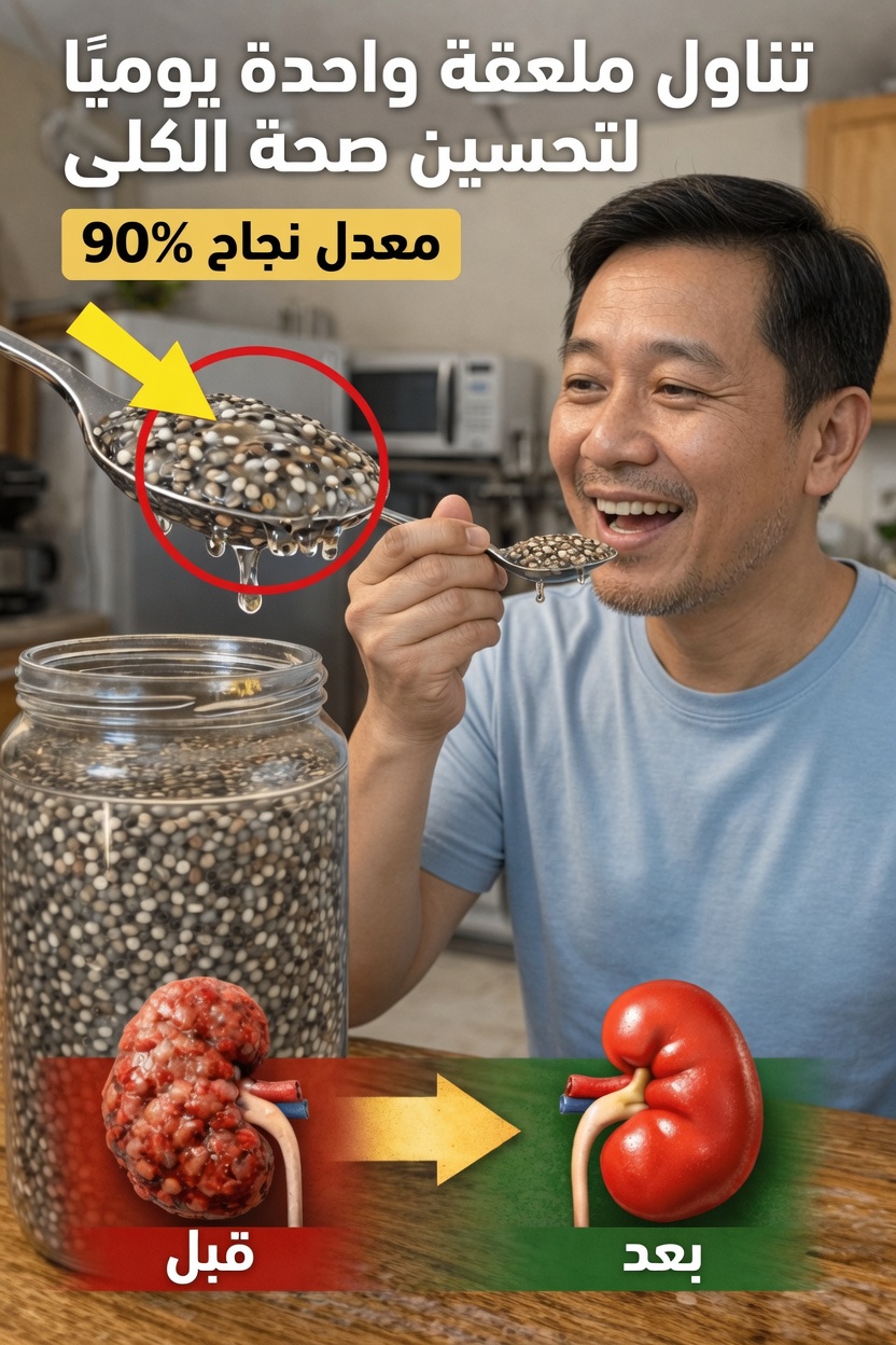 ما يجب أن تعرفه عن تناول ملعقة واحدة من بذور الشيا يوميًا لدعم صحة الكلى