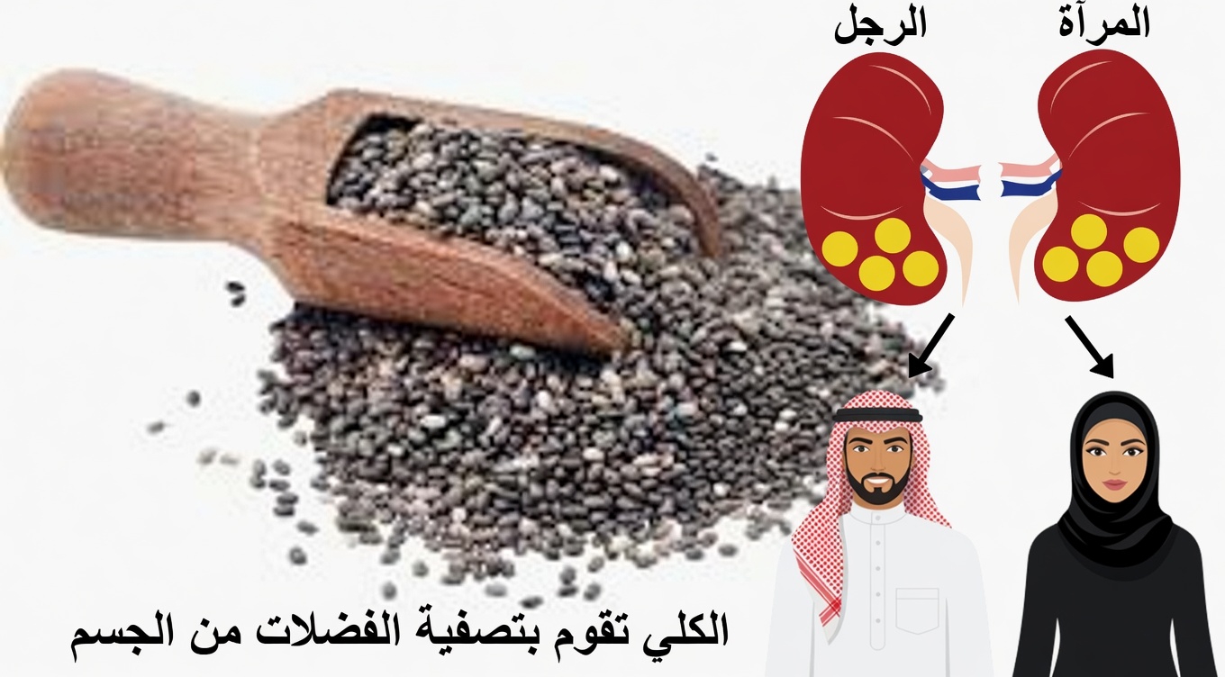 ما يجب أن تعرفه عن تناول ملعقة واحدة من بذور الشيا يوميًا لدعم صحة الكلى