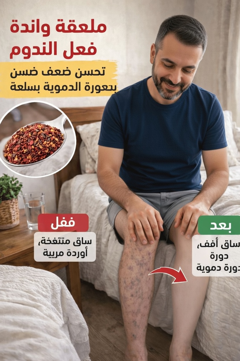 لماذا يضيف العديد من كبار السن ملعقة من فلفل الكايين قبل النوم لدعم الدورة الدموية في الساقين