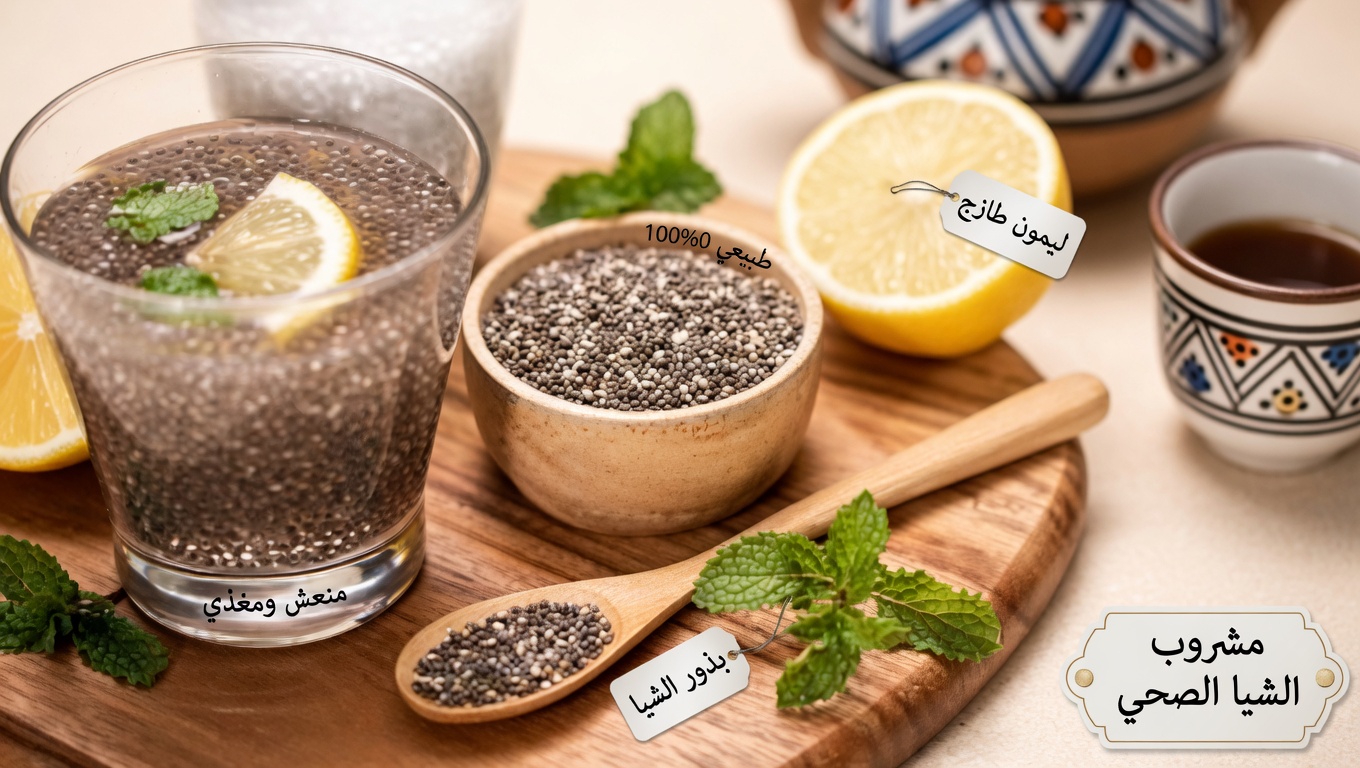 وصفة مشروب بذور الشيا: خطوات سهلة لإدخال هذه البذور الغنية بالعناصر الغذائية إلى روتينك الصباحي