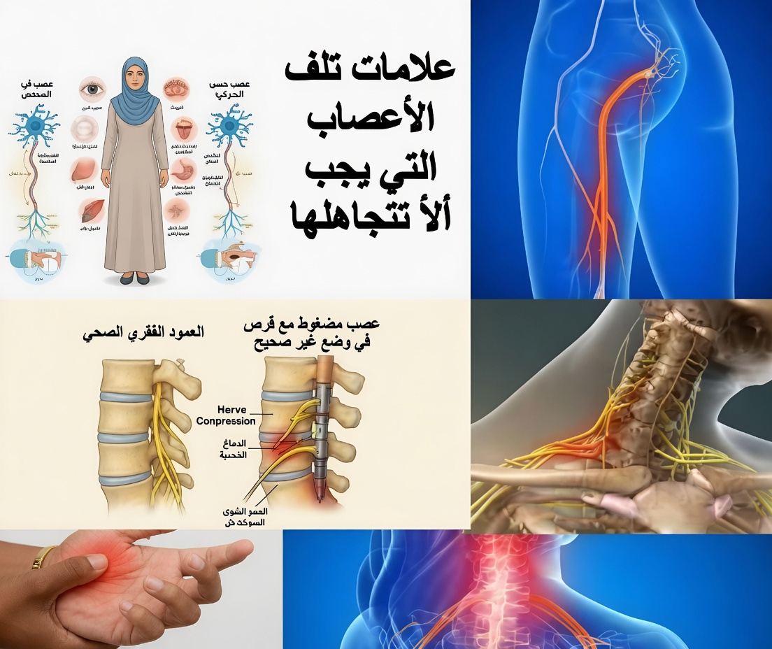15 علامة تحذيرية مبكرة لتلف الأعصاب يجب ألا تتجاهلها أبدًا