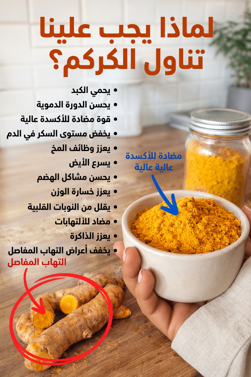 لماذا يجب أن نضيف الكركم إلى روتيننا اليومي؟