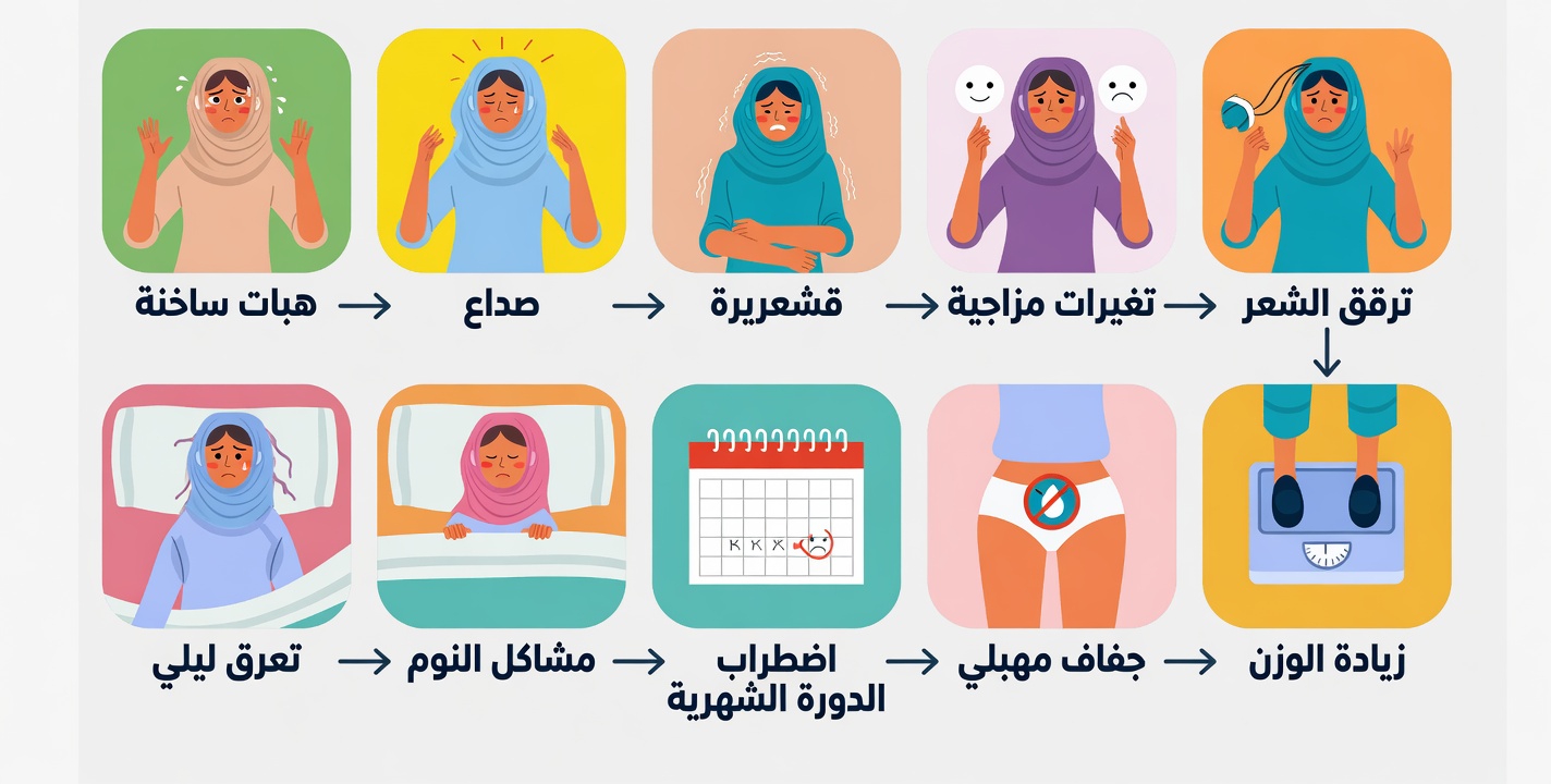 10 علامات لانقطاع الطمث المبكر يجب الانتباه إليها وعادات بسيطة لدعم جسمك