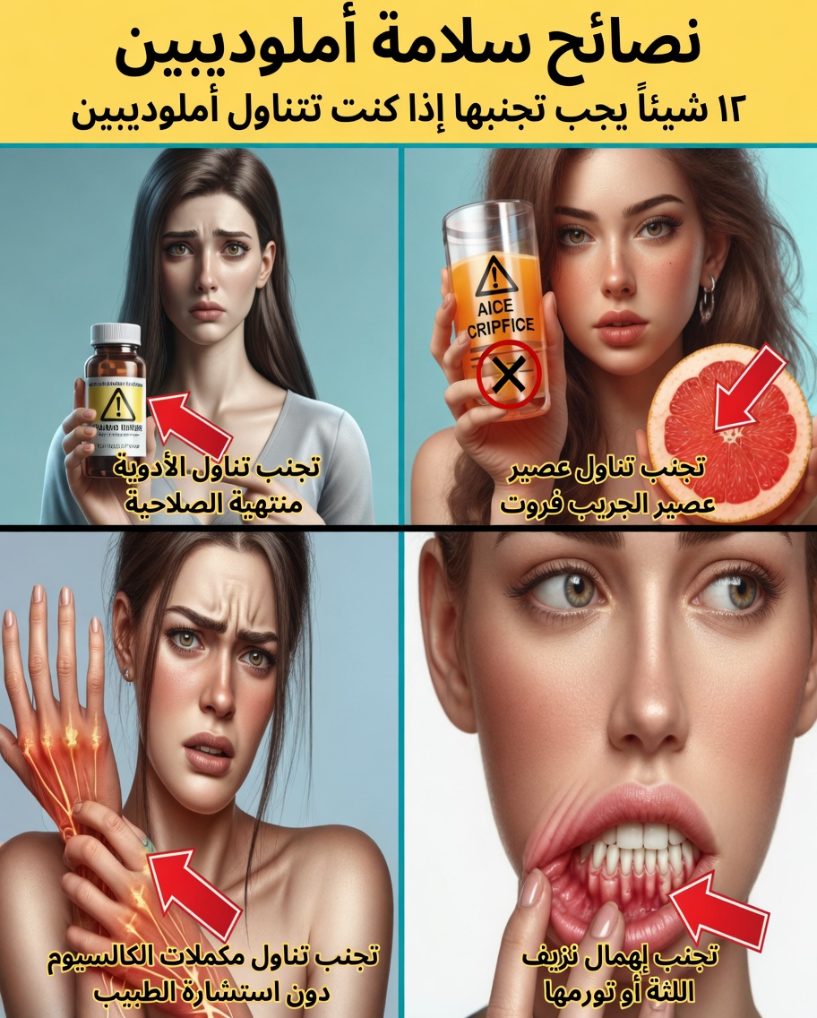 8 عادات يجب أن تتوقف عنها هذا العام إذا كنت تتناول أملوديبين - ولماذا