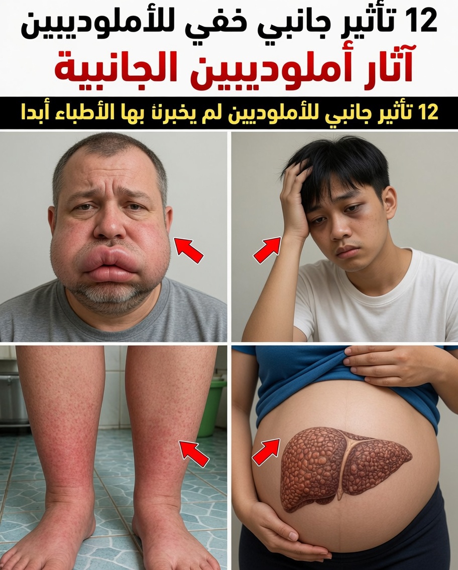 12 من الآثار الجانبية الشائعة لأملوديبين التي يجب أن تعرفها: دليل كامل لزيادة الوعي ومعرفة ما يمكن توقعه