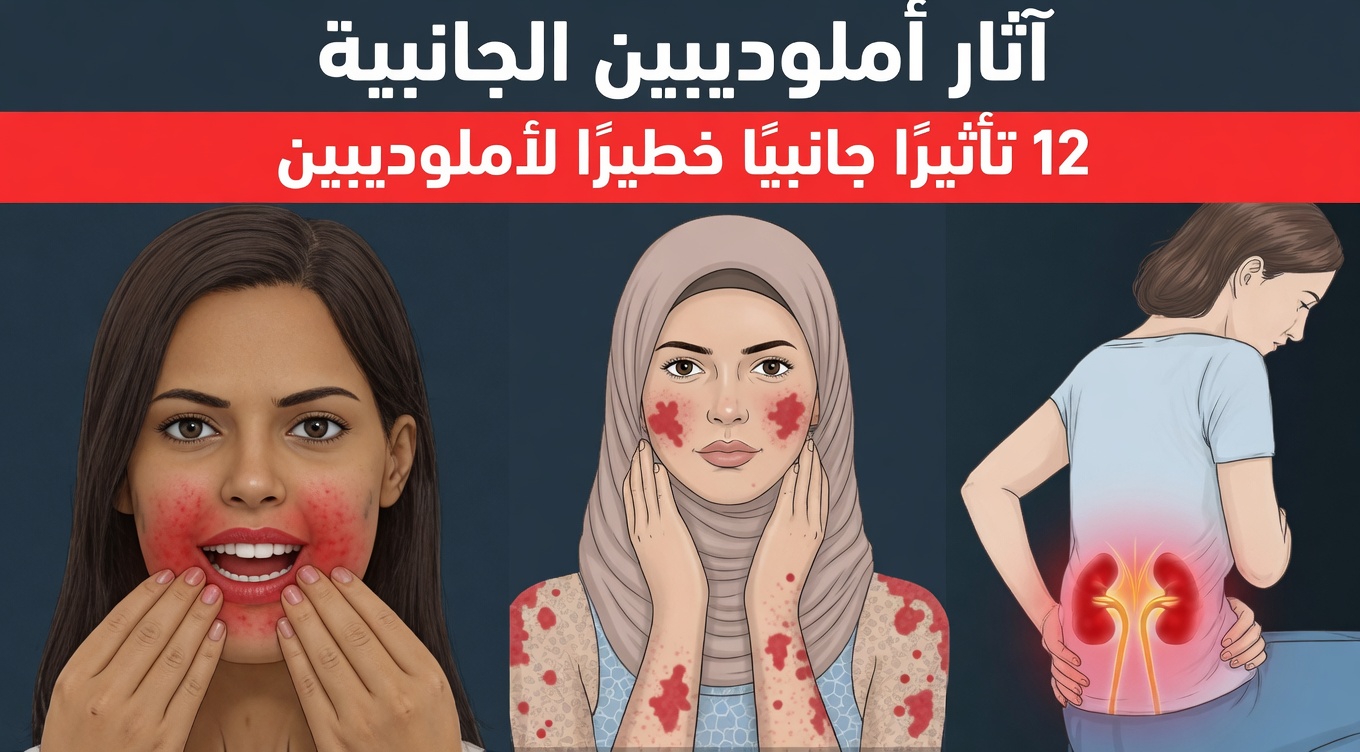 12 من الآثار الجانبية الشائعة لأملوديبين التي يجب أن تعرفها: دليل كامل لزيادة الوعي ومعرفة ما يمكن توقعه