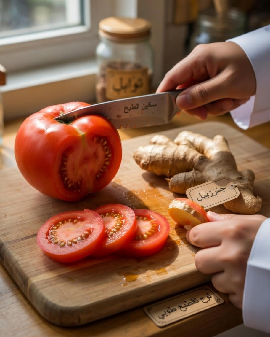 كيفية إعداد مشروب بسيط من الطماطم والزنجبيل لدعم صحتك اليومية ومستويات الطاقة لديك