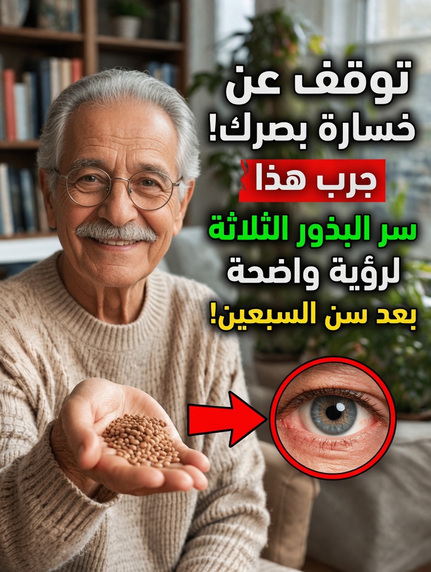 اكتشف عادات يومية بسيطة باستخدام البذور قد تدعم راحة العين وصحة البصر بعد السبعين
