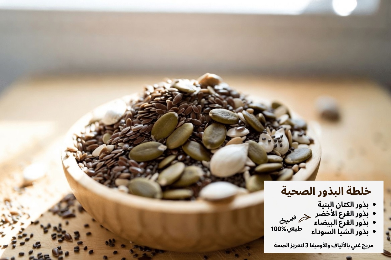 اكتشف عادات يومية بسيطة باستخدام البذور قد تدعم راحة العين وصحة البصر بعد السبعين