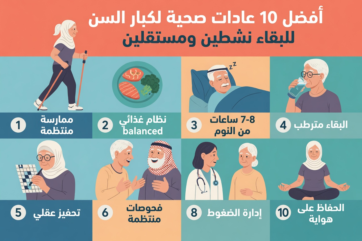 اكتشف عادات يومية بسيطة قد تساعد في دعم الدورة الدموية الصحية في الساقين لدى كبار السن