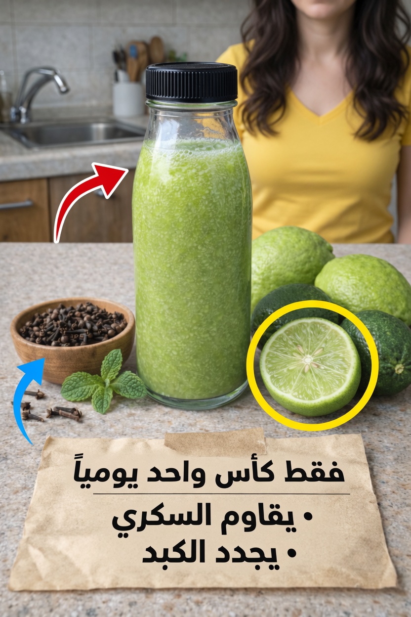 اكتشف مشروبًا أخضر يوميًا بسيطًا بالقرنفل والليمون والنعناع للعافية اليومية