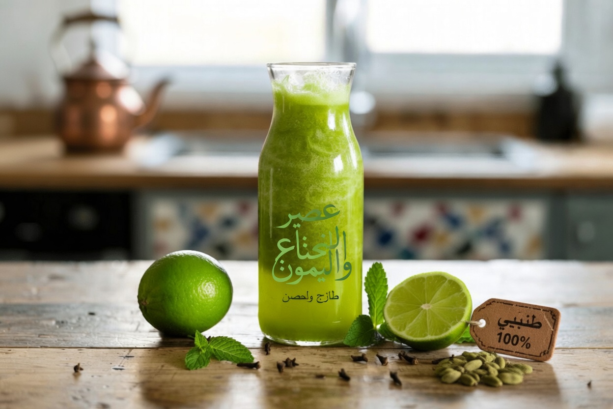 اكتشف مشروبًا أخضر يوميًا بسيطًا بالقرنفل والليمون والنعناع للعافية اليومية