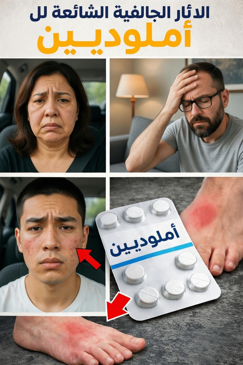 فهم الآثار الجانبية الشائعة لأملوديبين التي يواجهها المرضى كثيرًا وطرق بسيطة للتعامل معها