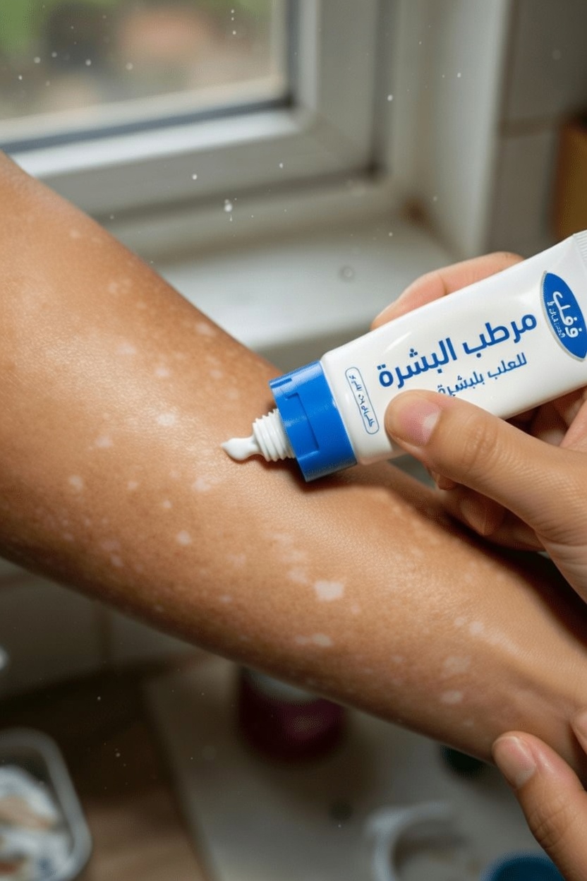 ما هذه البقع البيضاء الصغيرة على الذراعين والساقين؟