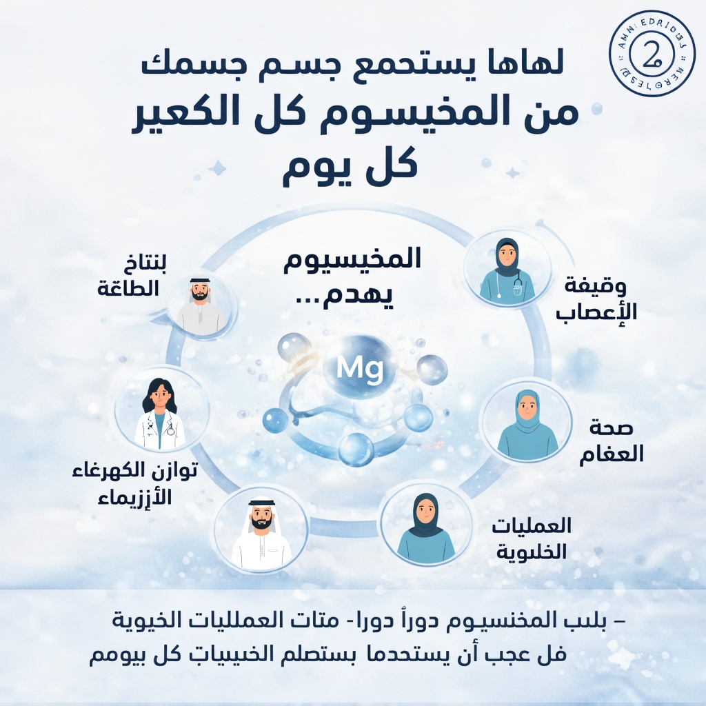 كل ما تحتاج إلى معرفته حول كيف يدعم المغنيسيوم صحتك، من العظام إلى طاقة يومية أفضل