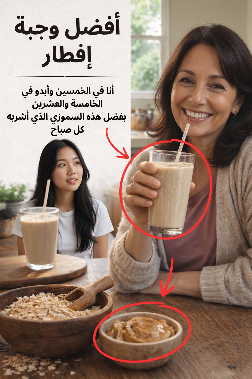 كيف يمكن لروتين سموذي صباحي بسيط أن يدعم طاقتكِ وعافيتكِ بعد سن الخمسين