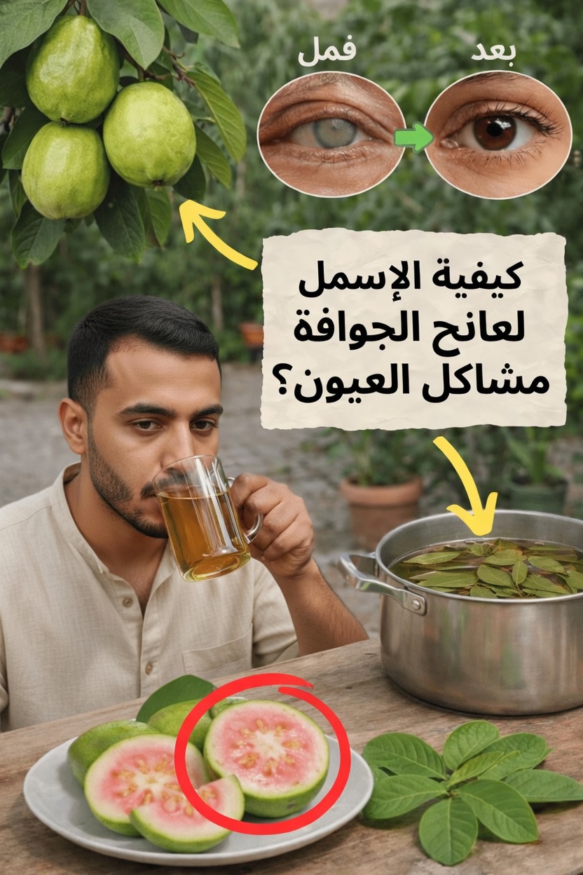 استكشاف أوراق الجوافة وثمارها لصحة العين اليومية