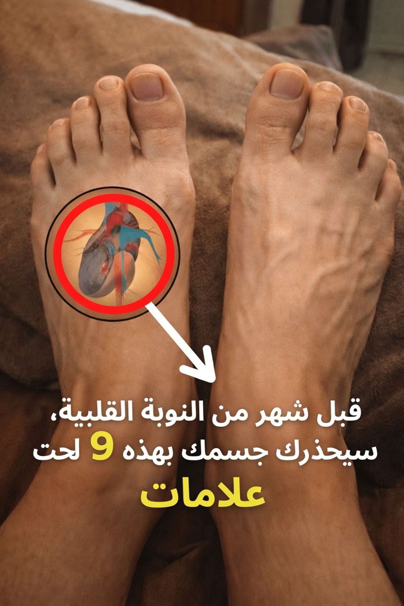 ما هي العلامات التسع المحتملة التي قد يُظهرها جسمك قبل شهر من الإصابة بنوبة قلبية؟