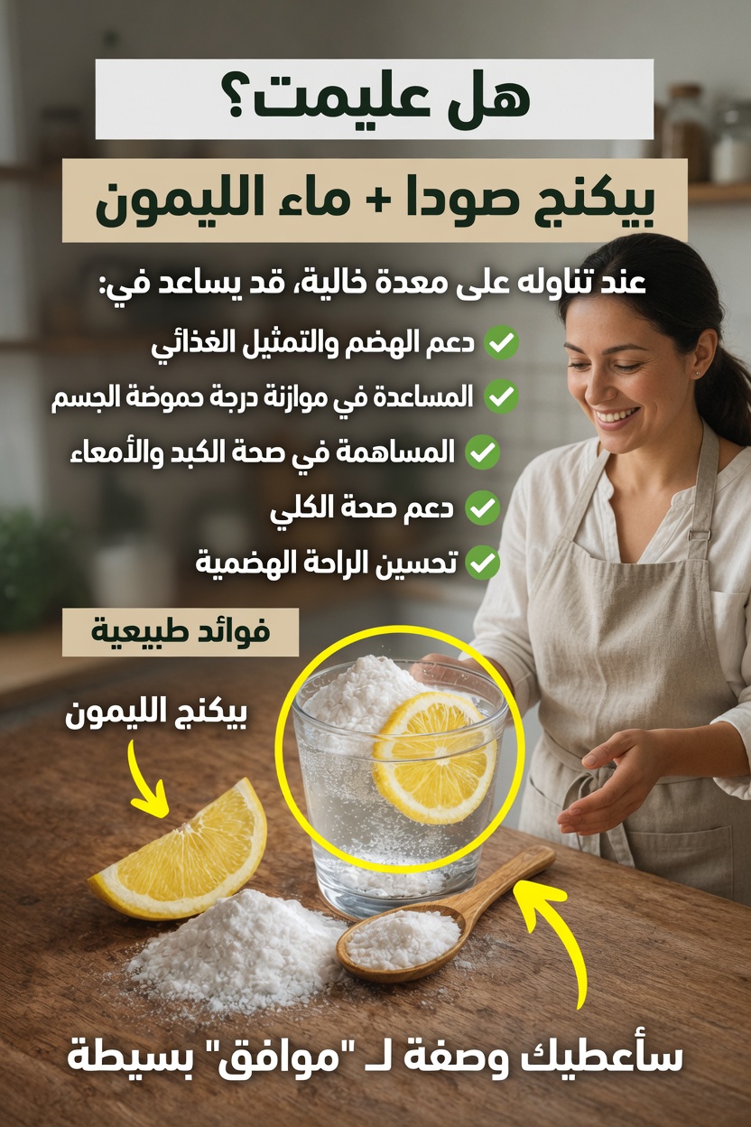 صودا الخبز وماء الليمون: ماذا يحدث حقًا عندما تخلطهما؟