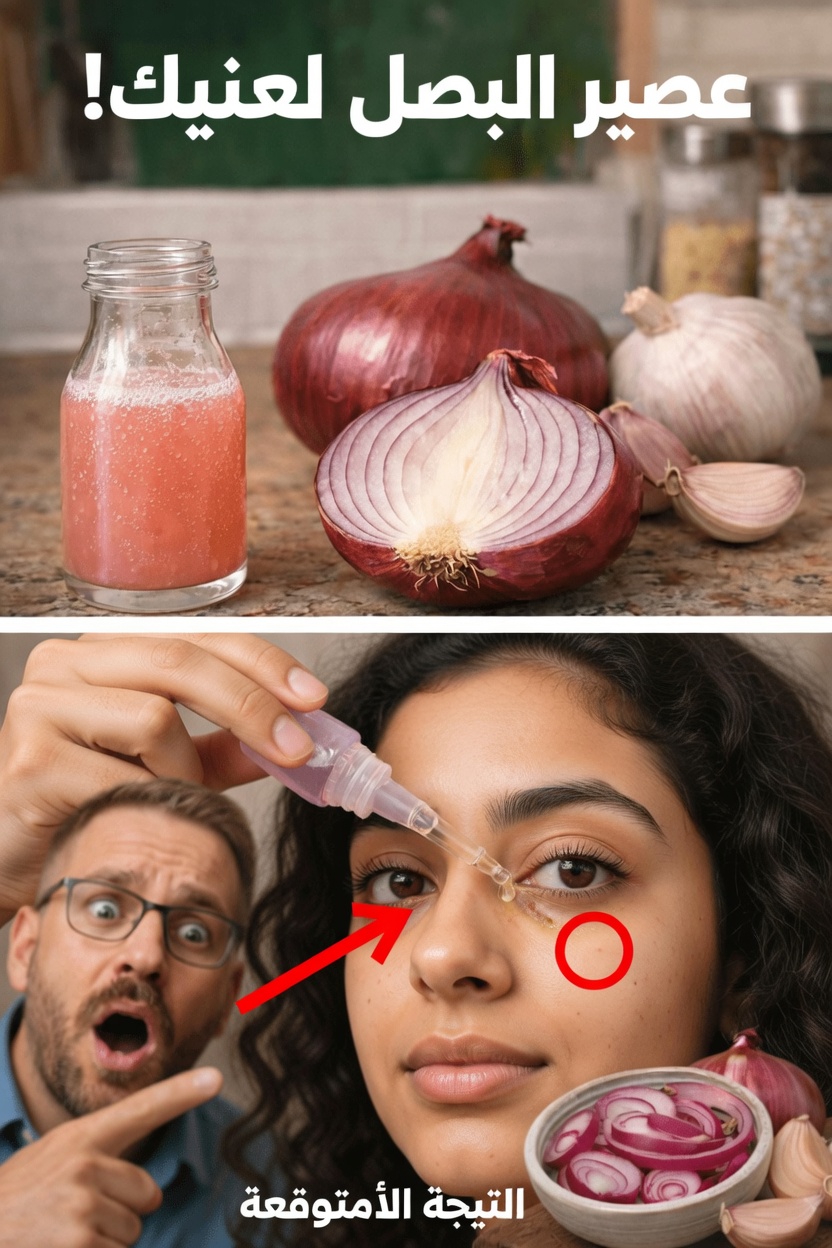 عصير البصل للعينين: هل يمكن لهذا العنصر الأساسي في المطبخ أن يدعم صحة بصرك؟