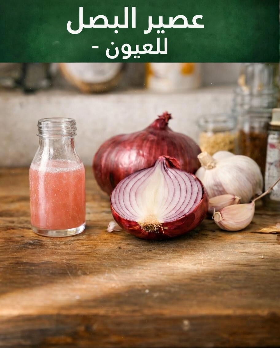 عصير البصل للعينين: هل يمكن لهذا العنصر الأساسي في المطبخ أن يدعم صحة بصرك؟
