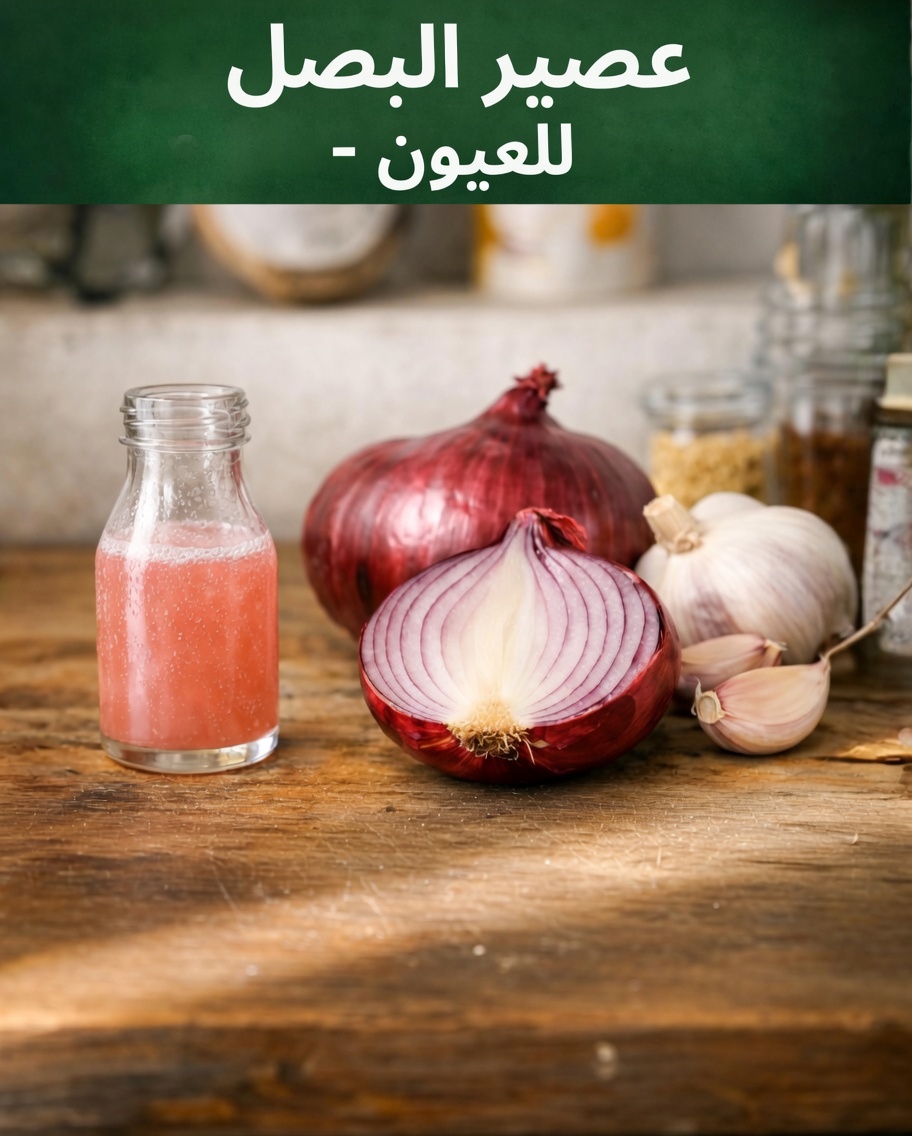عصير البصل للعينين: هل يمكن لهذا العنصر الأساسي في المطبخ أن يدعم صحة بصرك؟