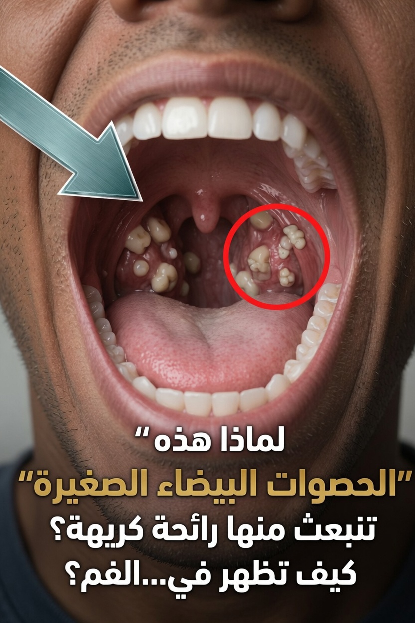 لماذا تكون الحصى البيضاء الصغيرة في فمك ذات رائحة كريهة جدًا وكيف تتكوّن؟