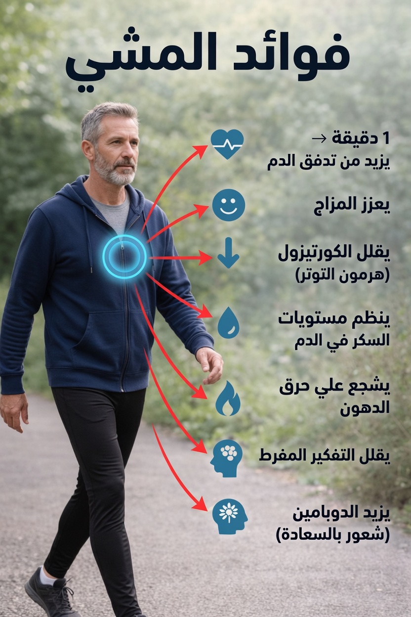 كيف يمكن للمشي لمدة 10 دقائق فقط يوميًا أن يعزز طاقتك ومزاجك وصحتك العامة