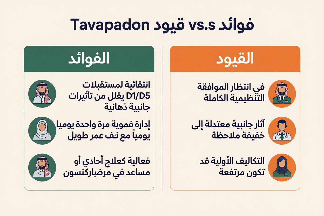 ما هو تافابادون؟ فهم هذا النهج الجديد لإدارة الأعراض الحركية لمرض باركنسون