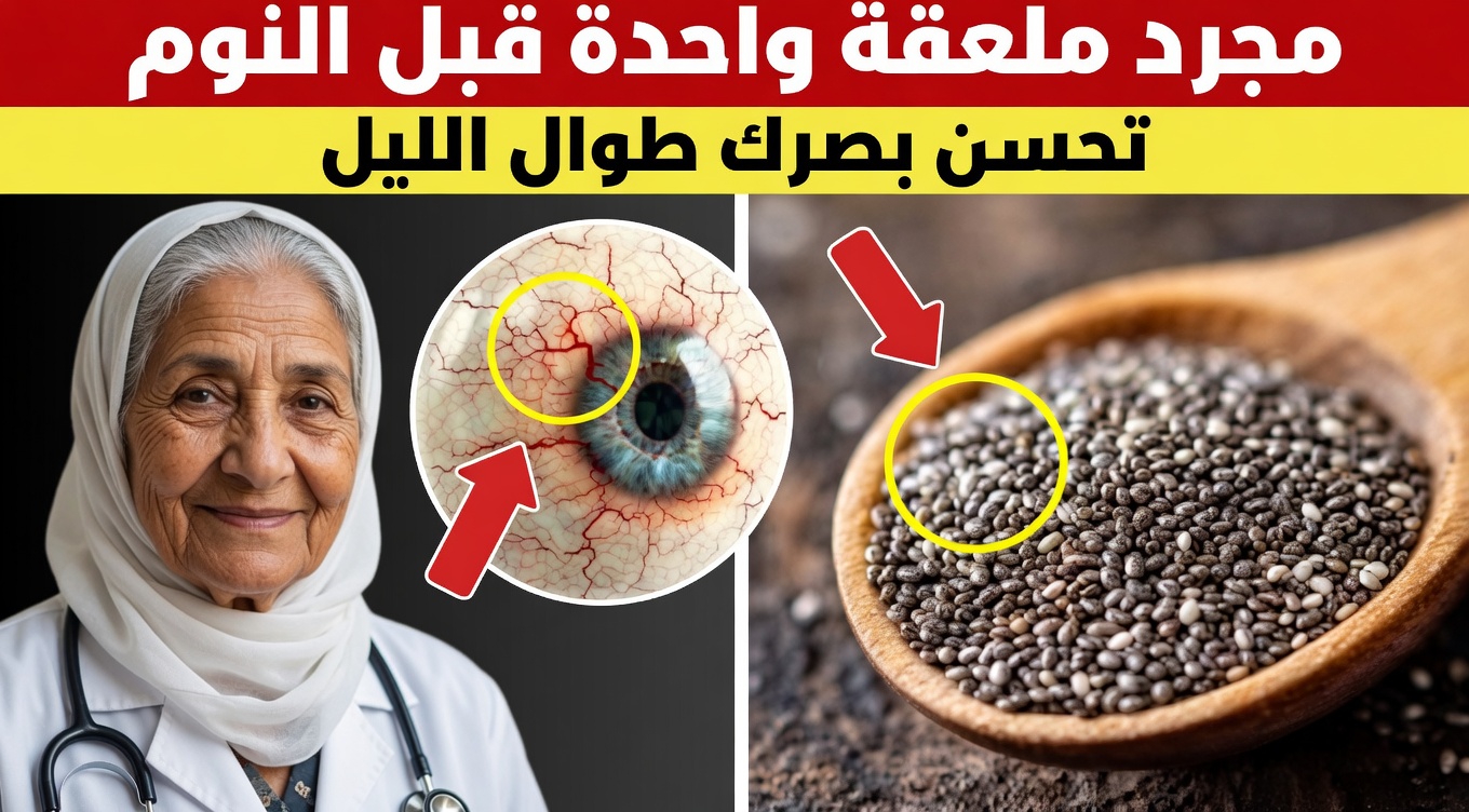 اكتشف عادة الملعقة قبل النوم التي يستكشفها البالغون فوق الستين لدعم بصرهم طبيعيًا