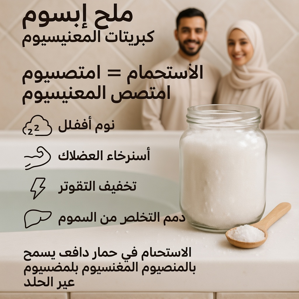 روتين ملح إبسوم الغني بالمغنيسيوم: هل يمكن لهذه العادة الصباحية البسيطة أن تدعم عافيتك اليومية؟