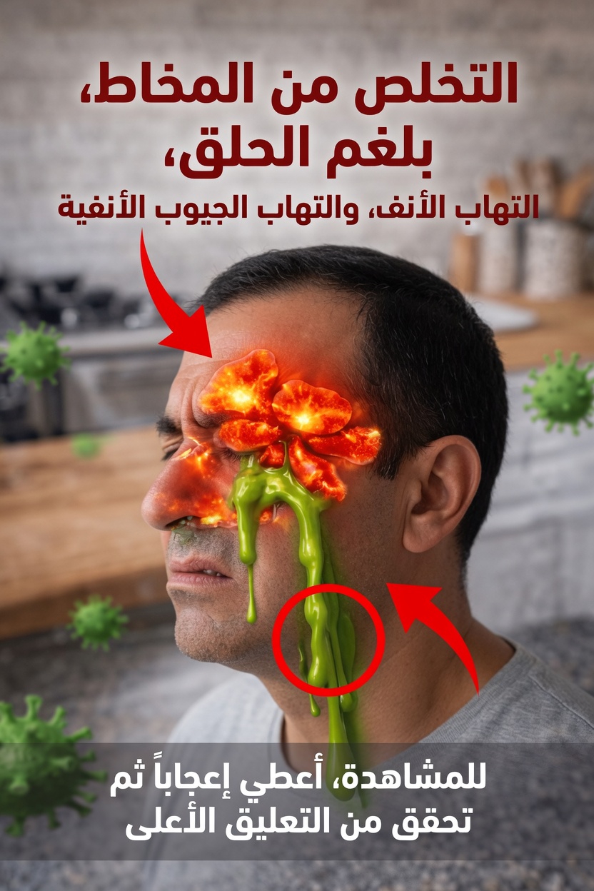 لماذا يتراكم المخاط والبلغم بسهولة شديدة