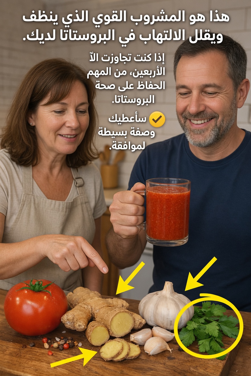 اكتشف مشروبًا يوميًا بسيطًا يضيفه العديد من الرجال فوق سن الأربعين إلى روتينهم لدعم صحة البروستاتا