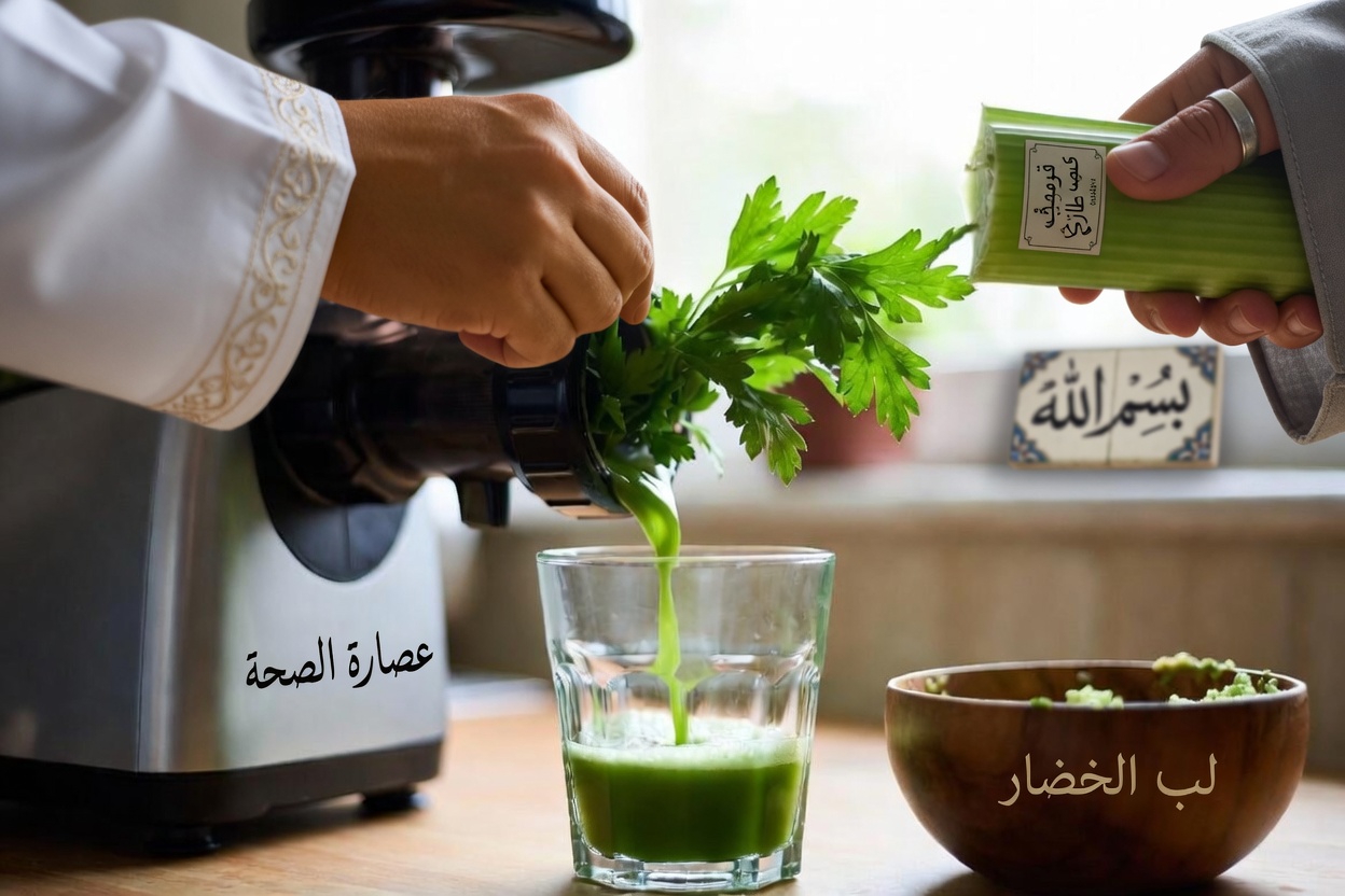 وصفة العصير الأخضر القوية التي يتحدث عنها الجميع: كيفية تحضير عصير الكرفس والبقدونس في المنزل