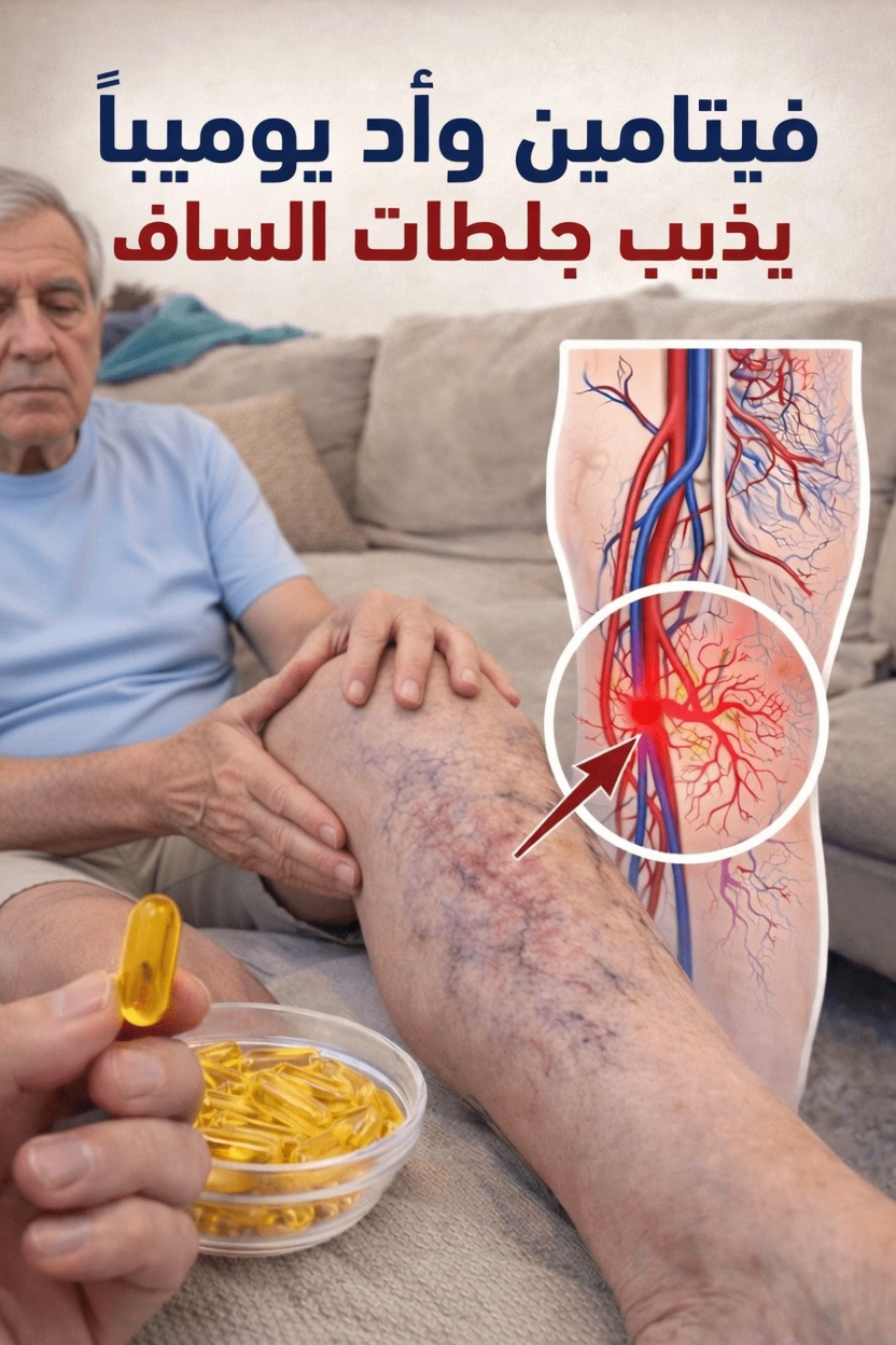 فيتامين واحد يوميًا لإذابة جلطات الدم في الساقين: نصيحة طبيب قلب