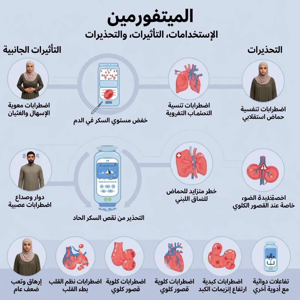 ماذا يحدث حقًا لجسمك عند تناول الميتفورمين: نظرة واضحة على تأثيراته