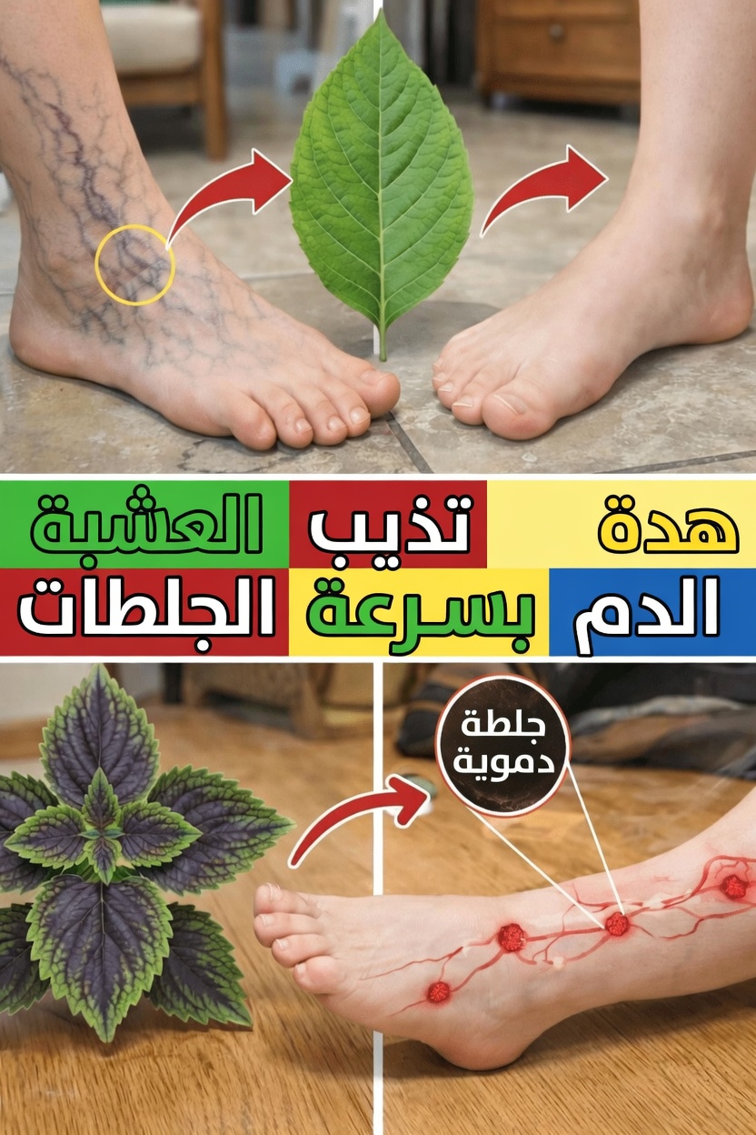 اكتشف أفضل 5 أعشاب طبيعية يومية لدعم الدورة الدموية الصحية وتدفق الدم في ساقيك
