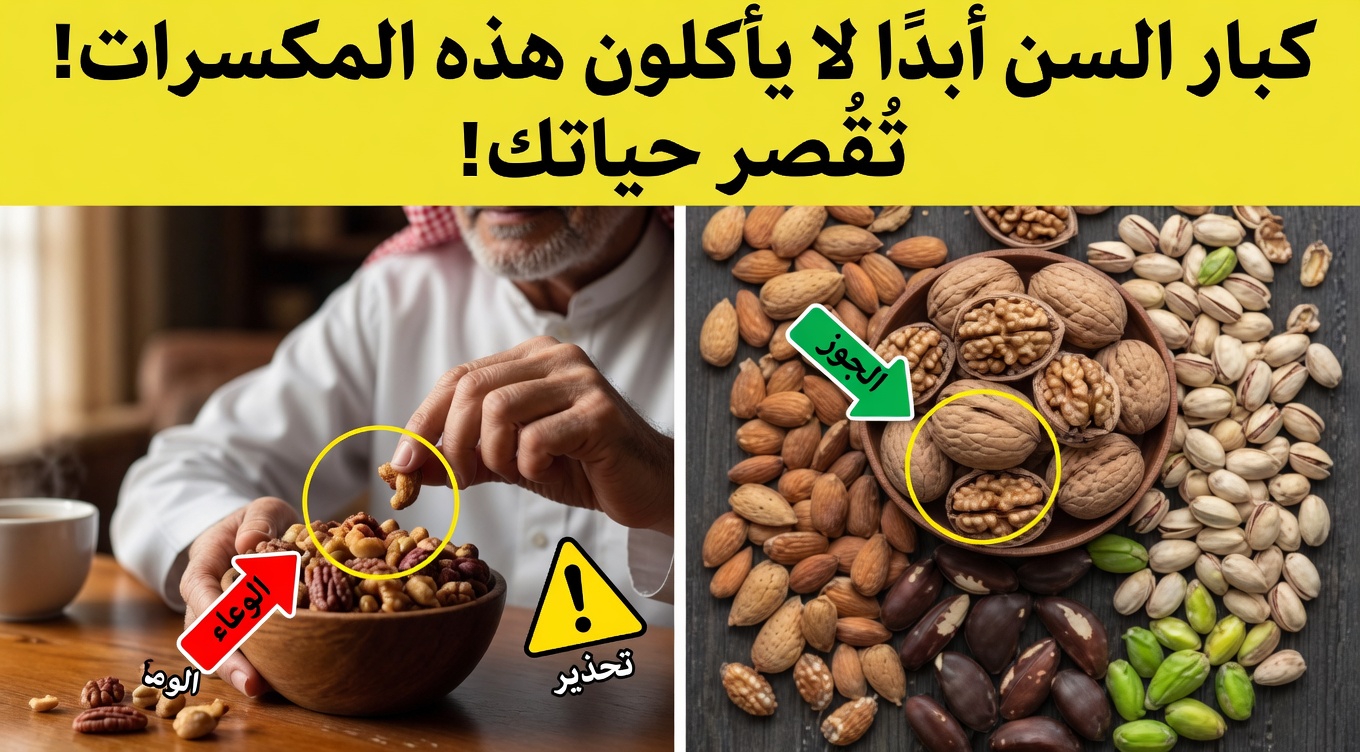 5 مكسرات يجب على كبار السن التفكير مرتين قبل تناولها لصحة القلب – و5 مكسرات فائقة يُنصح بالاستمتاع بها يوميًا