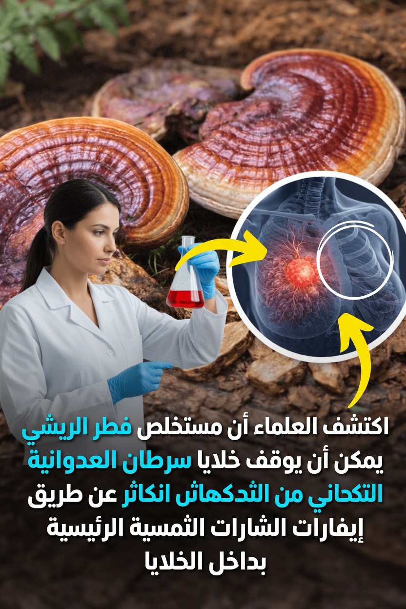 فطر الريشي: ماذا يقول العلم عن غانوديرما لوسيدوم وأبحاث خلايا سرطان الثدي