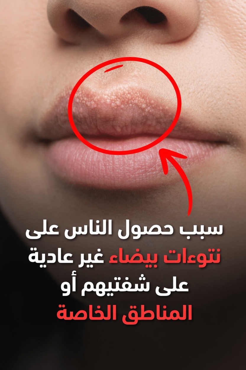 لماذا يلاحظ الناس نتوءات بيضاء صغيرة غير عادية على شفاههم أو أعضائهم الخاصة؟ دليل بسيط