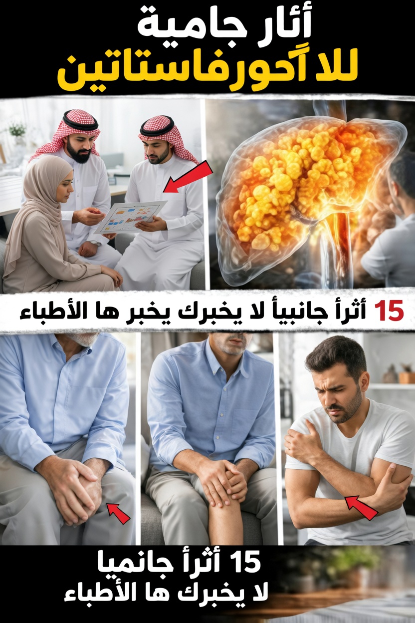 هل تعاني من أعراض غير معتادة أثناء تناول أتورفاستاتين؟ 15 من الآثار الجانبية الأقل شيوعًا التي يجب الانتباه لها