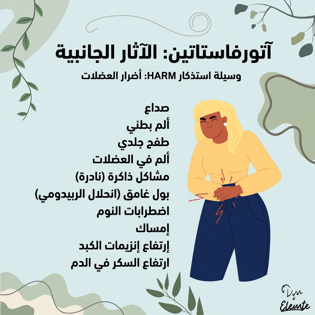 هل تعاني من أعراض غير معتادة أثناء تناول أتورفاستاتين؟ 15 من الآثار الجانبية الأقل شيوعًا التي يجب الانتباه لها