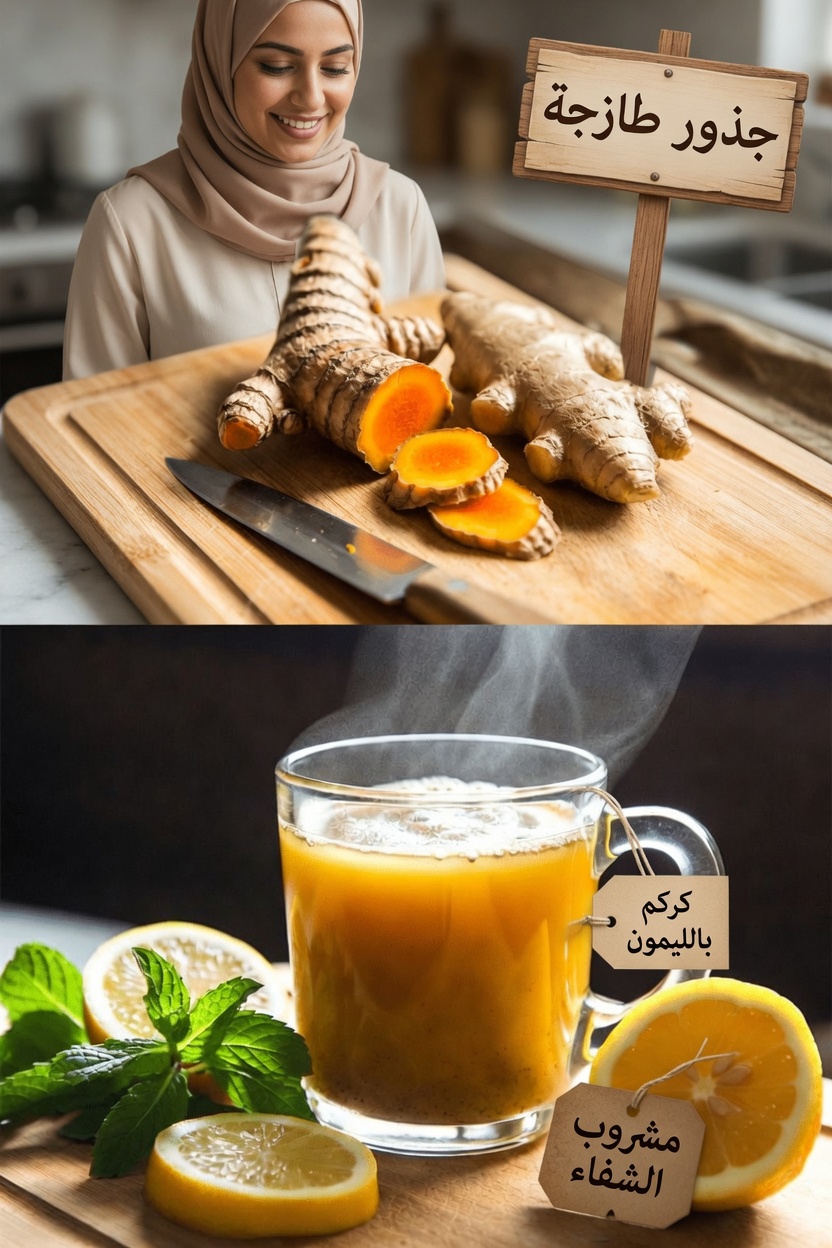 اكتشف وصفة مشروب الكركم والزنجبيل البسيطة التي يستخدمها كثير من كبار السن لدعم صحة الركبتين بشكل طبيعي