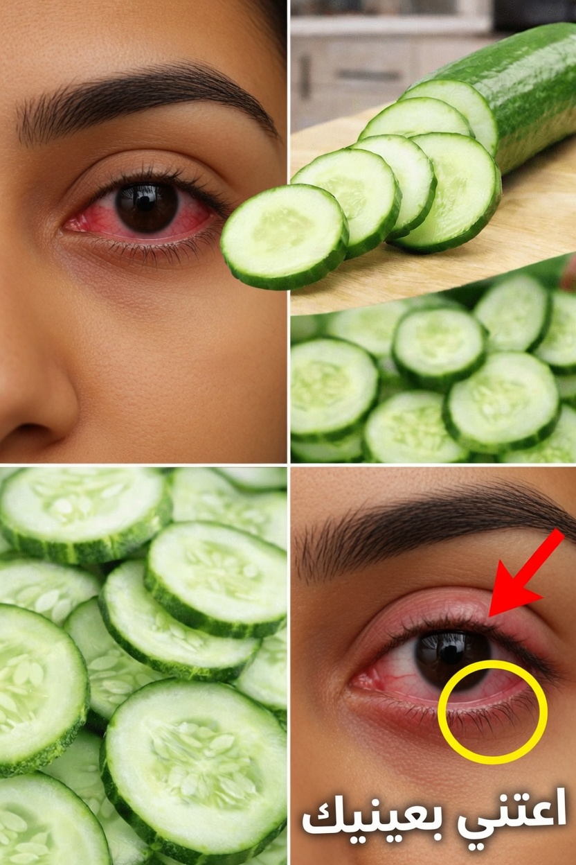 شرائح الخيار على العينين: عادات يومية بسيطة لإنعاش العينين المتعبتين ودعم الراحة اليومية