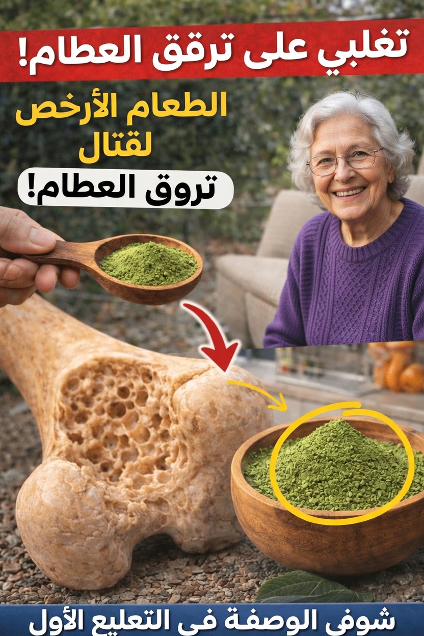 أرخص طعام يجهله معظم من تجاوزوا الستين ويدعم صحة العظام طبيعيًا