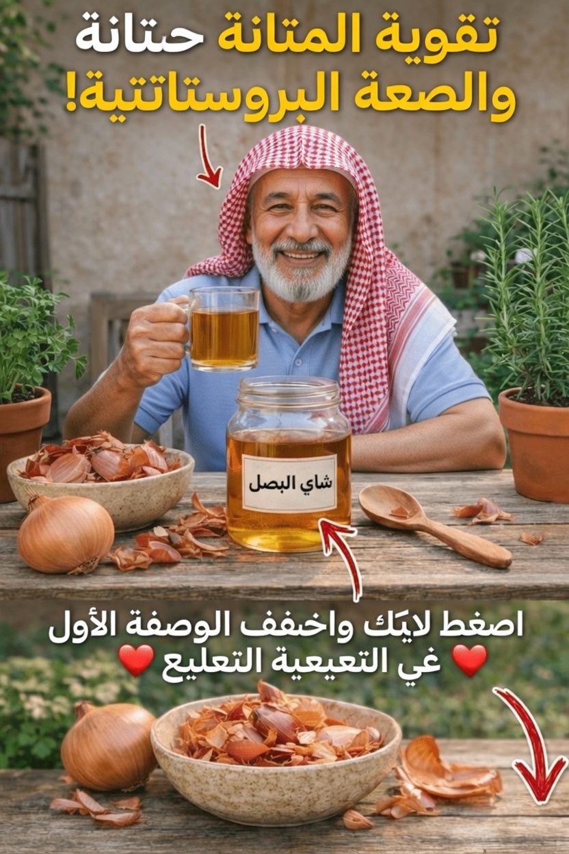 شاي قشر البصل: عادة منزلية بسيطة يمكن استكشافها لدعم صحة المسالك البولية والبروستاتا