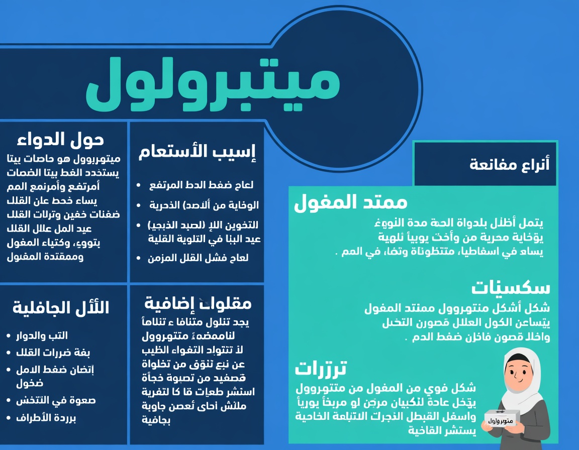 ما هي الآثار الجانبية العشرة الشائعة لتناول الميتوبرولول وكيفية التعامل معها بشكل صحيح في روتينك اليومي