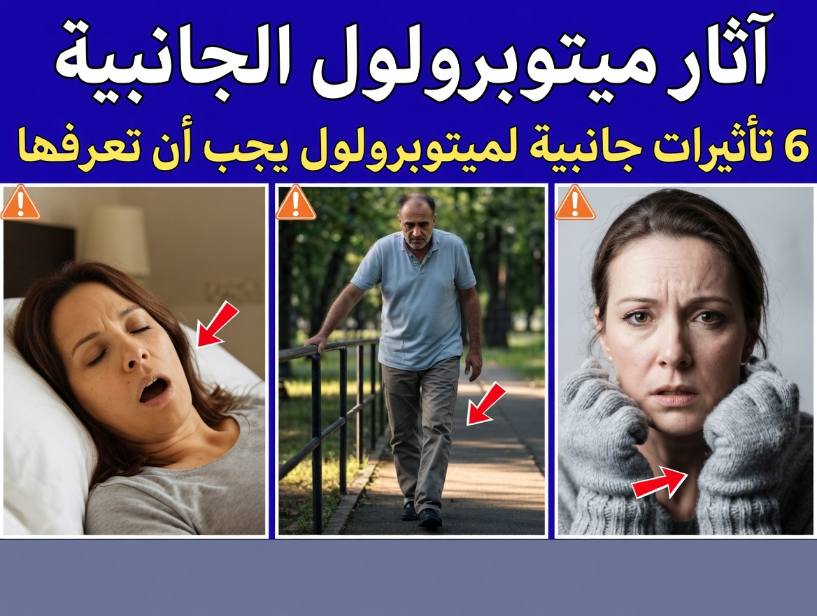 ما هي الآثار الجانبية العشرة الشائعة لتناول الميتوبرولول وكيفية التعامل معها بشكل صحيح في روتينك اليومي