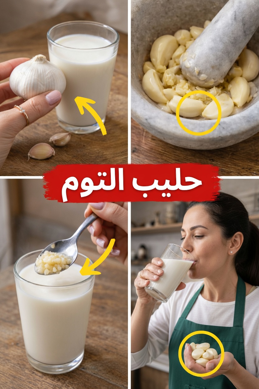 اكتشف الطريقة البسيطة لتحضير مزيج من الثوم والحليب في المنزل للاستخدام اليومي