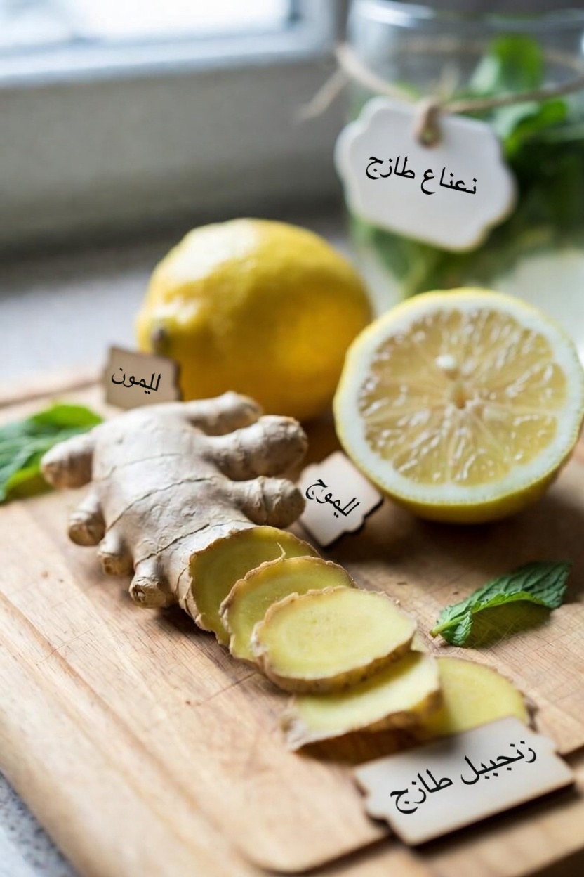 مشروب منزلي بسيط من الزنجبيل والليمون والنعناع: ما الذي تحتاج إلى معرفته لعادات صحية للقلب